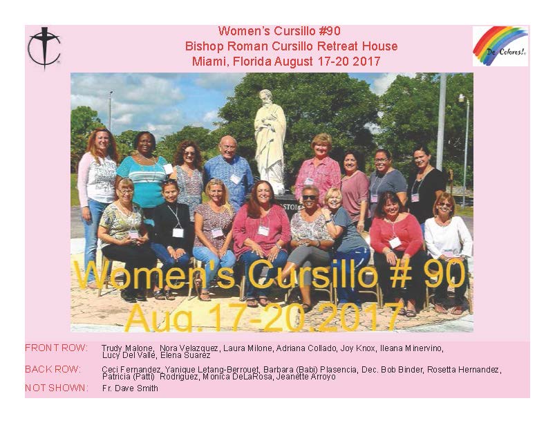 Women’s Cursillo #90